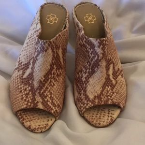 Ann Taylor Snakeskin Heels